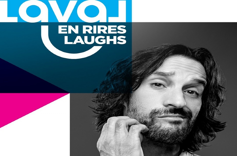 Mathieu Cyr  laffiche du festival Laval en Rires | Laval Families Magazine | Laval's Family Life Magazine